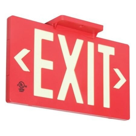 Accuform ULTRAGLOW EXIT SIGNS PLASTIC PLW130RD PLW130RD